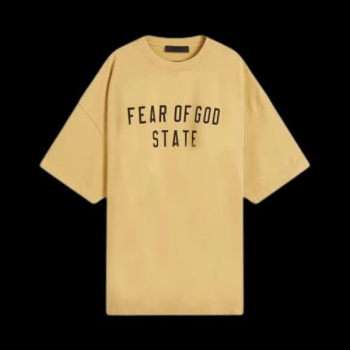 Fear of God Essentials Heavy Crewneck Tee Amber
