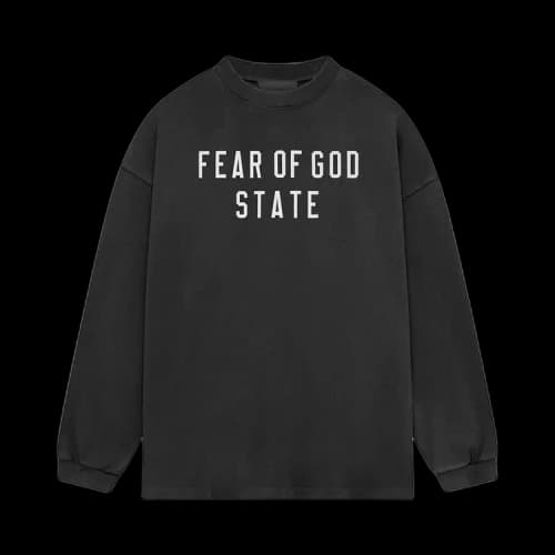 Fear of God Essentials Heavy Longsleeve Tee Black