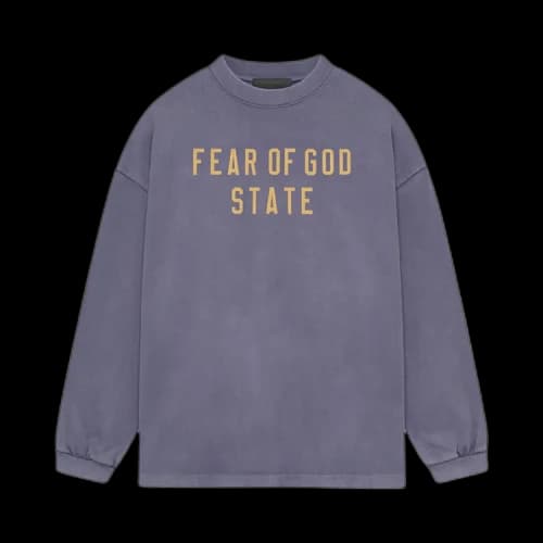 Fear of God Essentials Heavy Longsleeve Tee Lavender