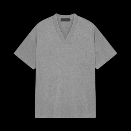 Fear of God Essentials 3-Pack Essential V-Neck Tee Dark Heather