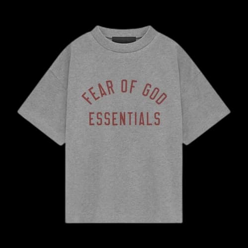 Fear of God Essentials Womens Tri-Blend Crewneck Tee Dark Heather