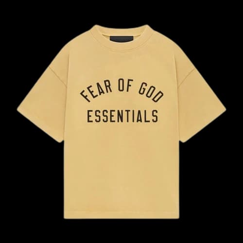Fear of God Essentials Women's Tri-Blend Crewneck T-Shirt Amber