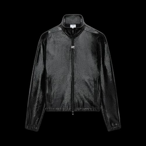 Courrèges Tracksuit Vinyl Jacket 'Black'