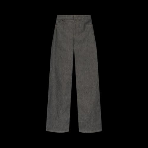 Courrèges Hammer Denim Baggy Pants 'Dark Heather Grey'