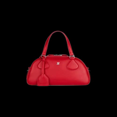 Courrèges Friday Bowling Baguette Bag 'Ruby'
