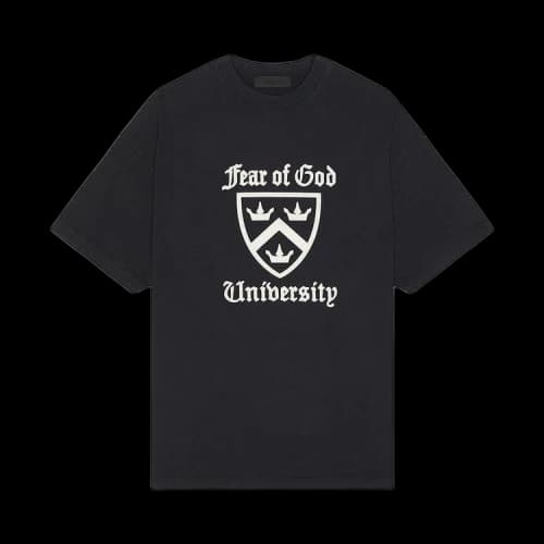 Fear of God Essentials Heavy Crewneck Tee 'Black'