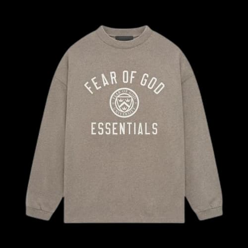 Fear of God Essentials Jersey Long-Sleeve Tee 'Heather Grey'