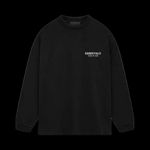 Fear of God Essentials Jersey Long-Sleeve T-Shirt 'Black'