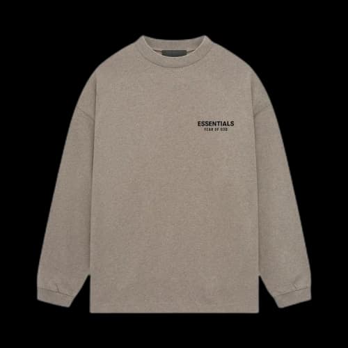Fear of God Essentials Jersey Long-Sleeve T-Shirt 'Heather Grey'