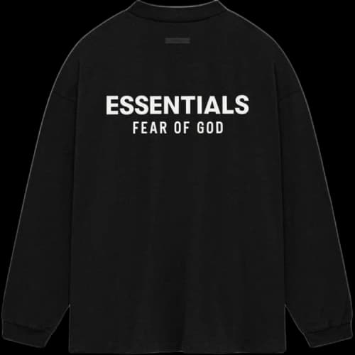 Fear of God Essentials Jersey Long Sleeve T-Shirt Black