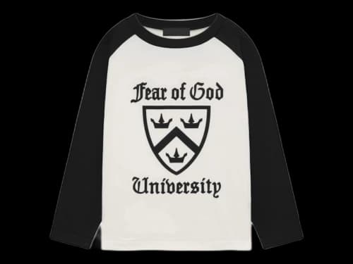 Fear of God Essentials Women's Tri-Blend Baseball Shirt Shell