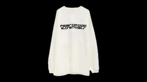 Fear of God Essentials 90's Long Sleeve Tee Ivory