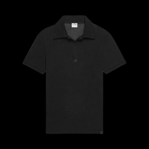Courrèges AC Mesh Polo 'Black'