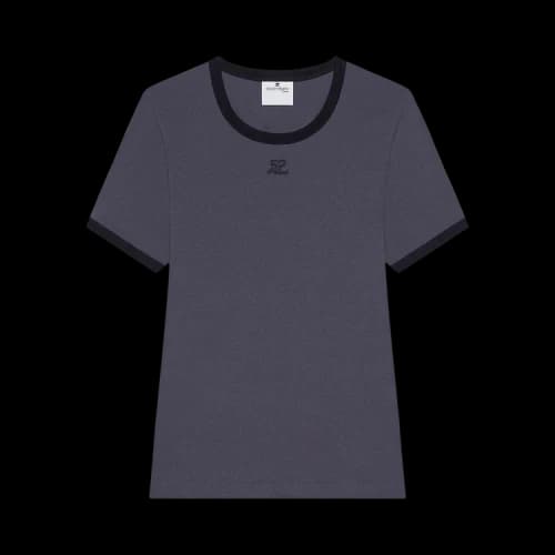 Courrèges Heritage T-Shirt 'Denim/Black'
