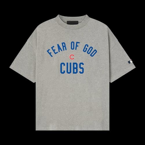 Fear of God Essentials Cubs 90s Tee 'Concrete Heather'