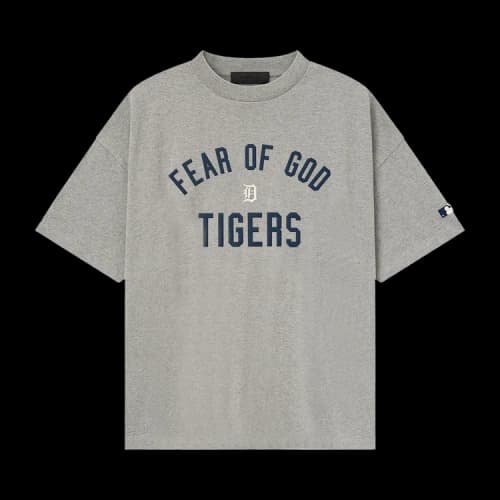 Fear of God Essentials Tigers 90s Tee 'Concrete Heather'