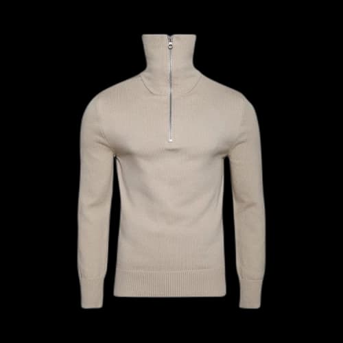 Courrèges Trucker Sweater 'Clay'