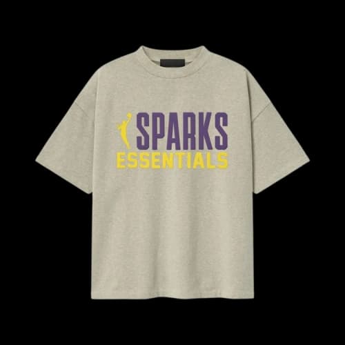 Fear of God Essentials Sparks 90's Tee Heather Stone