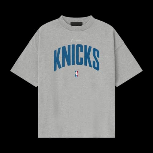 Fear of God Essentials NBA Knicks 90s Tee 'Concrete Heather'