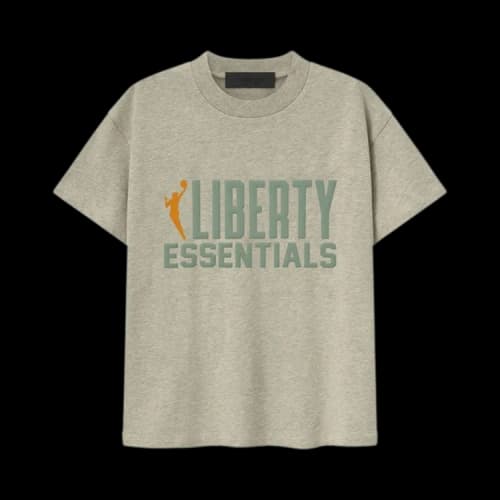 Fear of God Essentials Women's Liberty Classic Tee Heather Stone