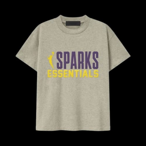 Fear of God Essentials Women's Sparks Classic Tee Heather Stone