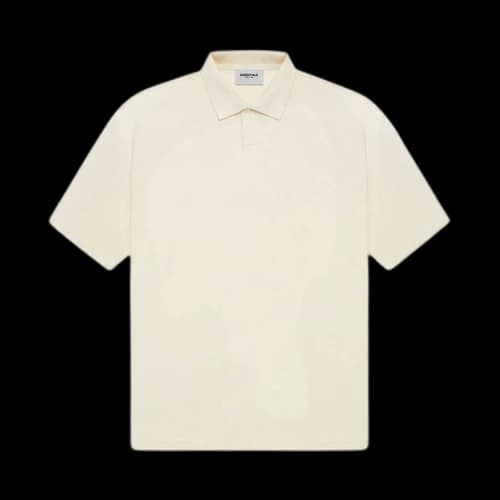 Fear of God Essentials Short-Sleeve Polo 'Buttercream'