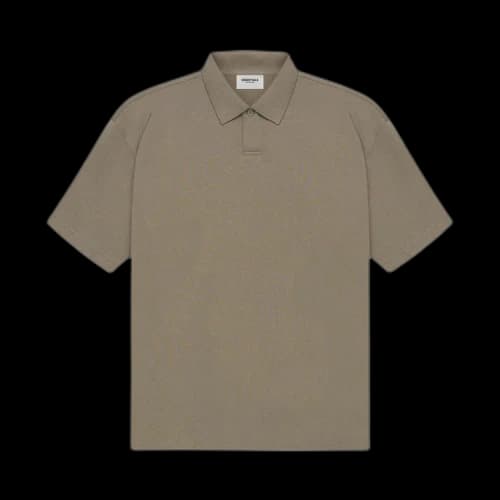 Fear of God Essentials Short-Sleeve Polo 'Taupe'