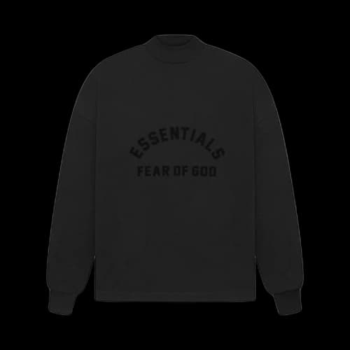 Fear of God Essentials Long Sleeve Tee 'Black'