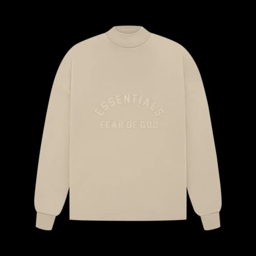 Fear of God Essentials Long-Sleeve Tee 'Dusty Beige'