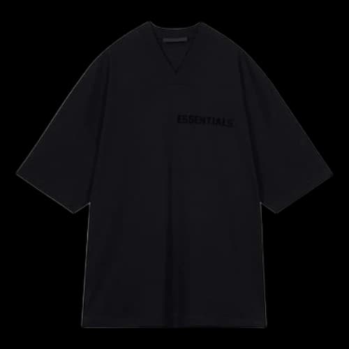 Fear of God Essentials SS23 V-Neck Tee 'Jet Black'