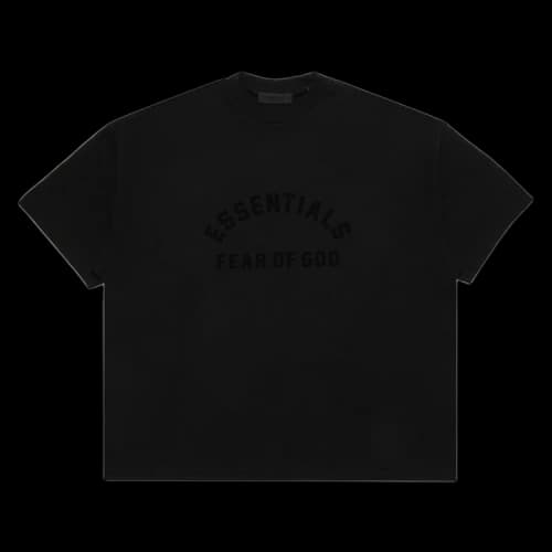 Fear of God Essentials Heavy Jersey Crewneck T-Shirt 'Jet Black'