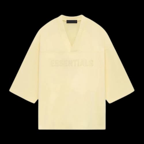 Fear of God Essentials Football Tee 'Garden Yellow'