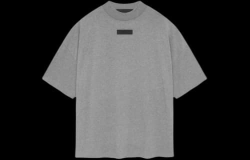 Fear of God Essentials Short-Sleeve Tee 'Dark Heather Oatmeal'