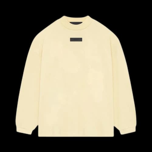 Fear of God Essentials Long-Sleeve Tee 'Garden Yellow'