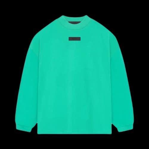 Fear of God Essentials Long-Sleeve Tee 'Mint Leaf'