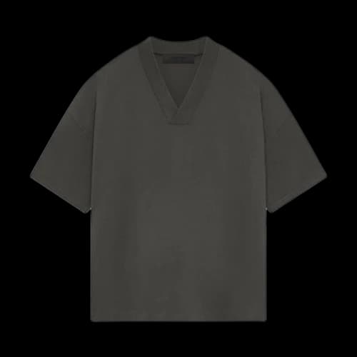 Fear of God Essentials V Neck T-Shirt 'Ink'
