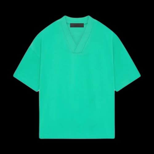 Fear of God Essentials V Neck T-Shirt 'Mint Leaf'