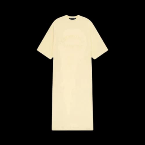 Fear of God Essentials 3/4 Sleeve Dress 'Garden Yellow'