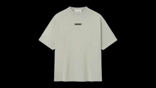 Fear of God Essentials Pique 90's Short Sleeve Tee Abbey Stone
