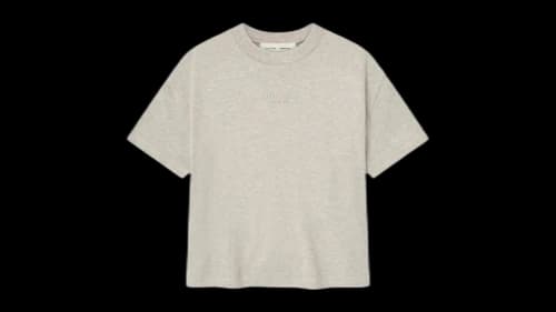 Fear of God Essentials Womens Classic Tee Heather Stone
