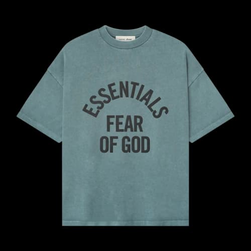 Fear of God Essentials Campus 90's Short Sleeve Tee Faded Coastal