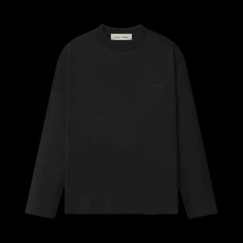 Fear of God Essentials Classic Long Sleeve Tee 'Vintage Black'