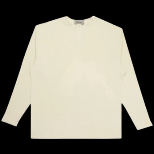 Fear of God Essentials Thermal Henley Long-Sleeve 'Buttercream'