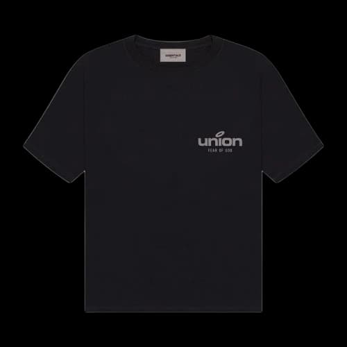 Fear of God Essentials x Union Vintage T-Shirt 'Black'