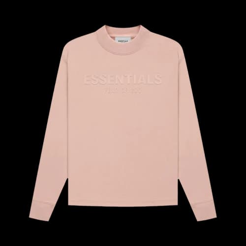Fear of God Essentials Kids Long-Sleeve Tee 'Matte Blush'