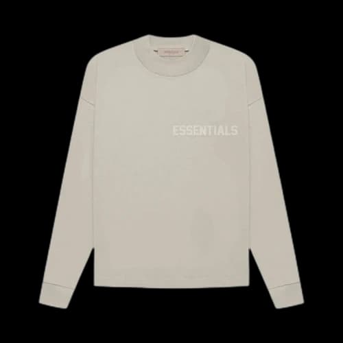 Fear of God Essentials Long-Sleeve Tee 'Smoke'