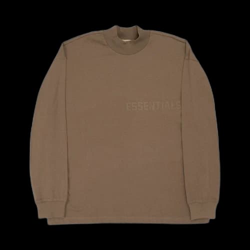 Fear of God Essentials Long-Sleeve Tee 'Wood'