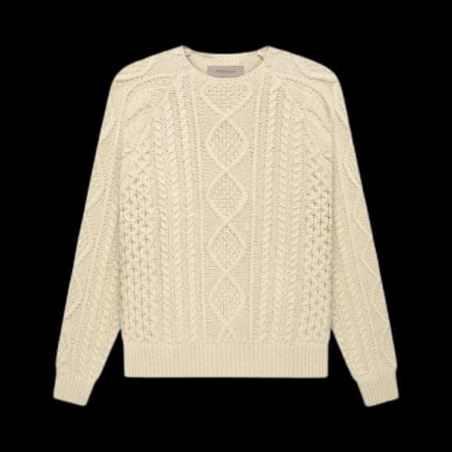 Fear of God Essentials Cable Knit 'Eggshell'