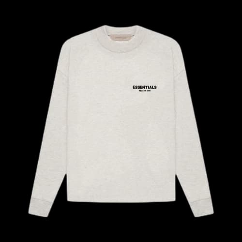 Fear of God Essentials Long-Sleeve Tee 'Light Oatmeal'
