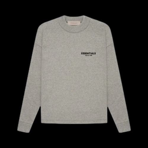 Fear of God Essentials Long-Sleeve Tee 'Dark Oatmeal'